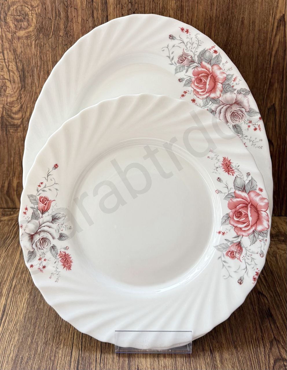 سرویس 25 پارچه آرکوپال طرح گلوریا صورتی