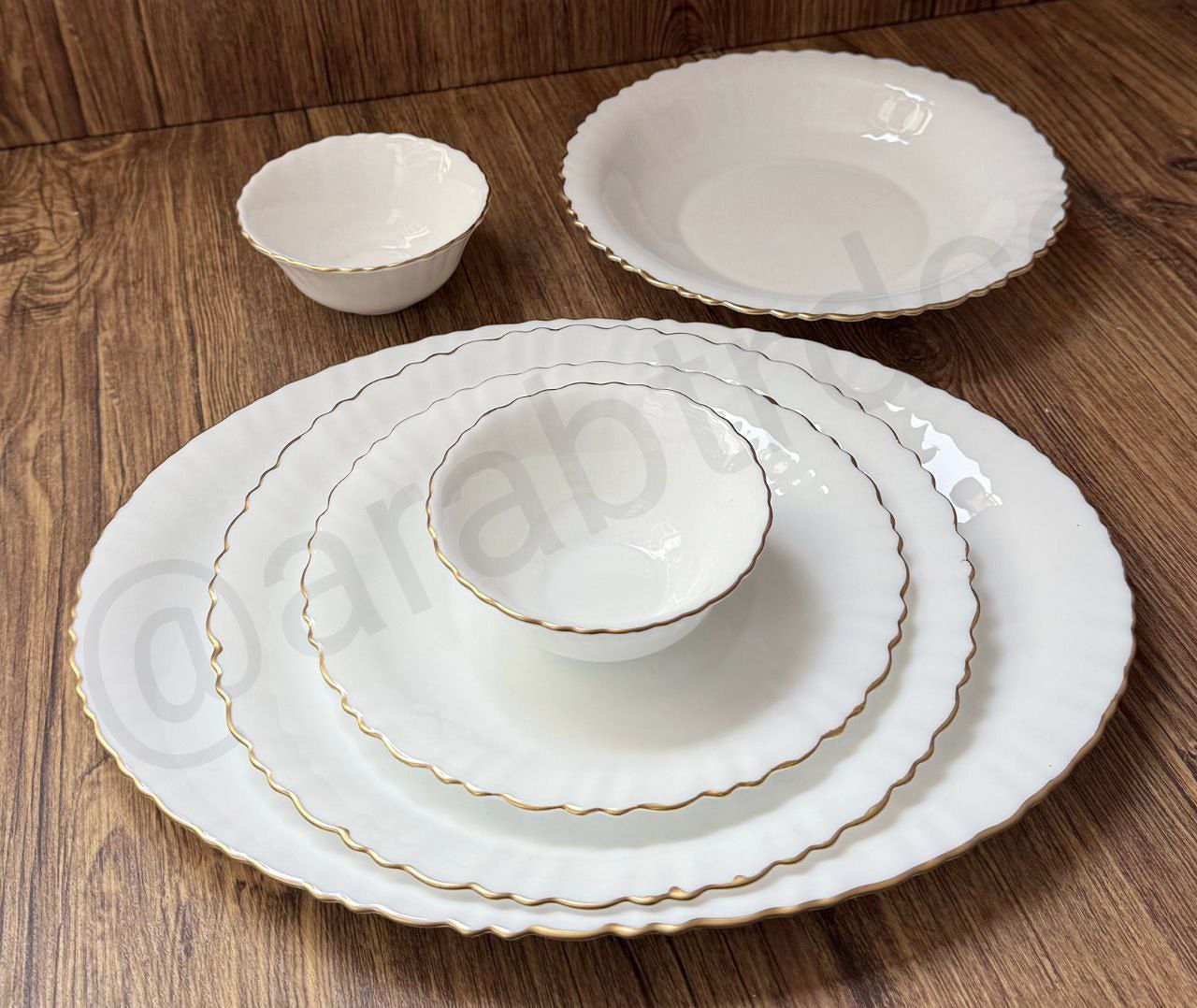 سرویس 25 پارچه آرکوپال لب طلا