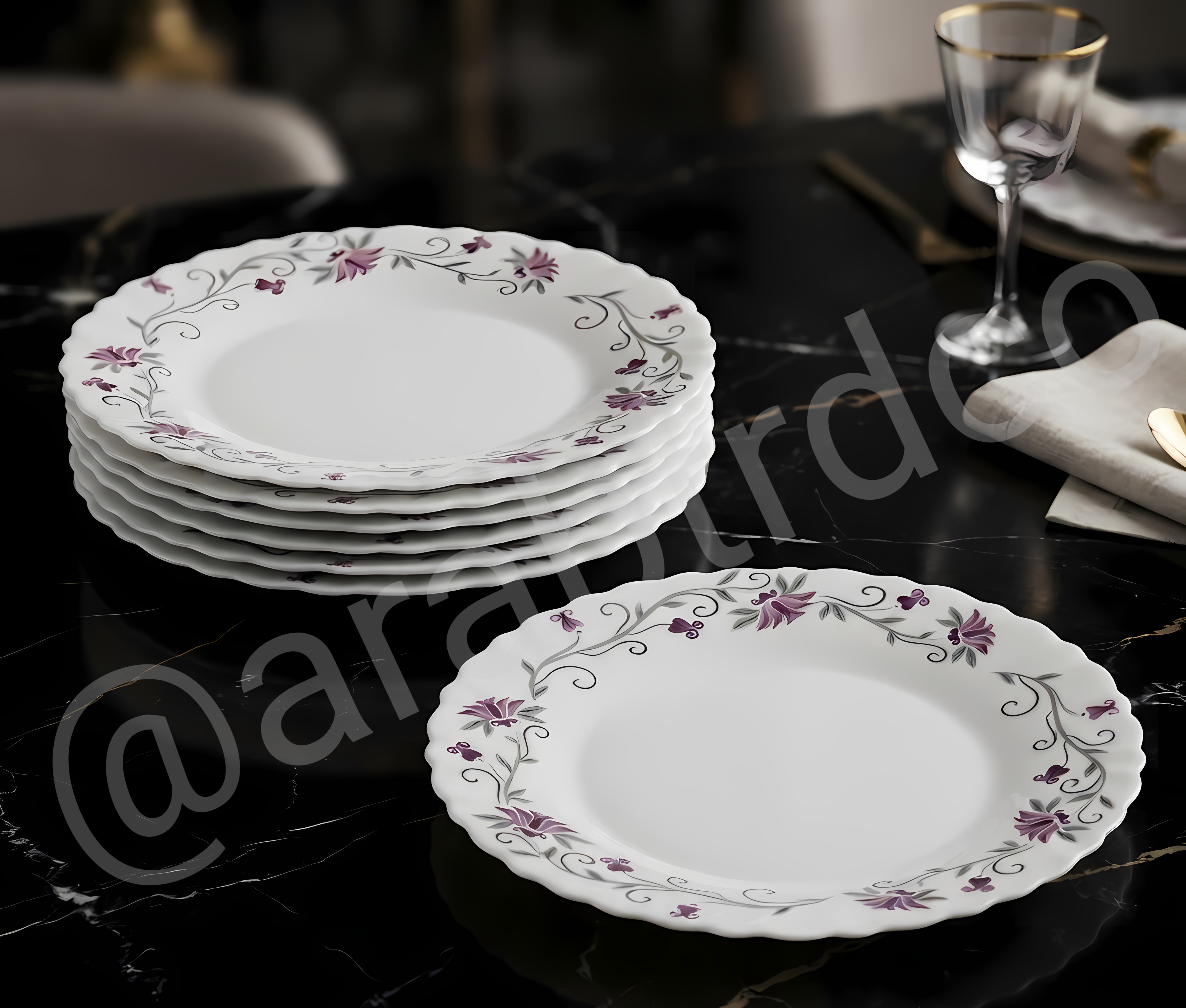 پلو خوری کد ۱۲۴ پارس اپال (طرح لیندا)